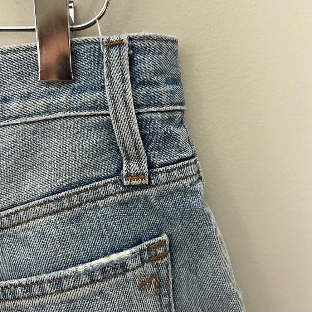 Madewell Relaxed Denim Cut Off Jean Shorts Raw Hem 100% Cotton Size 25 838